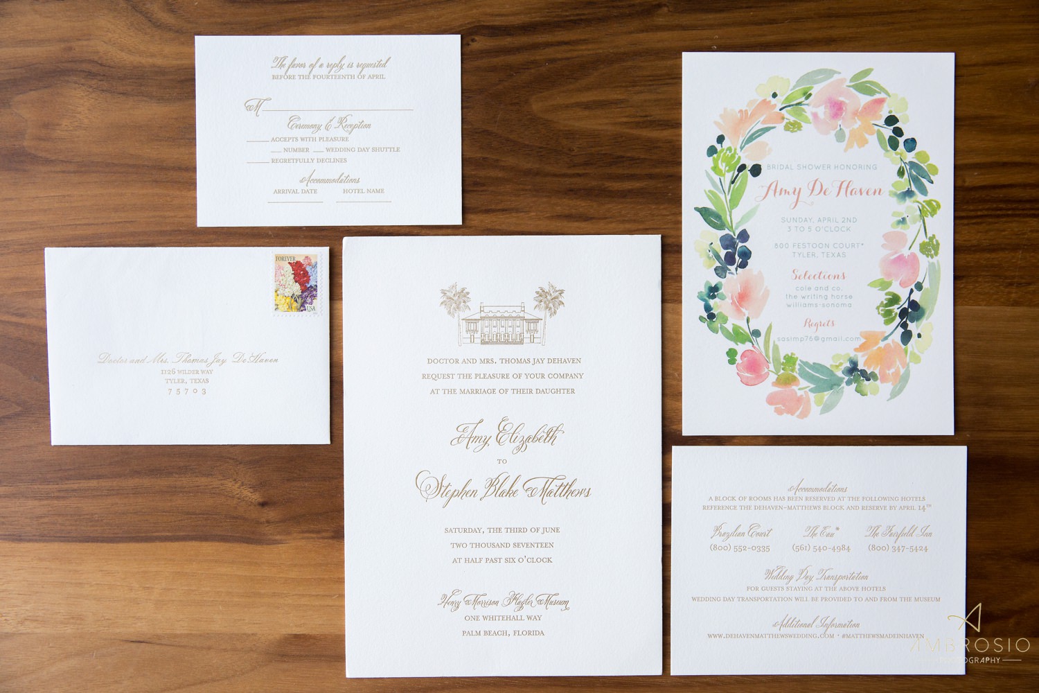 Henry Morrison Flagler Museum wedding ambrosio photography