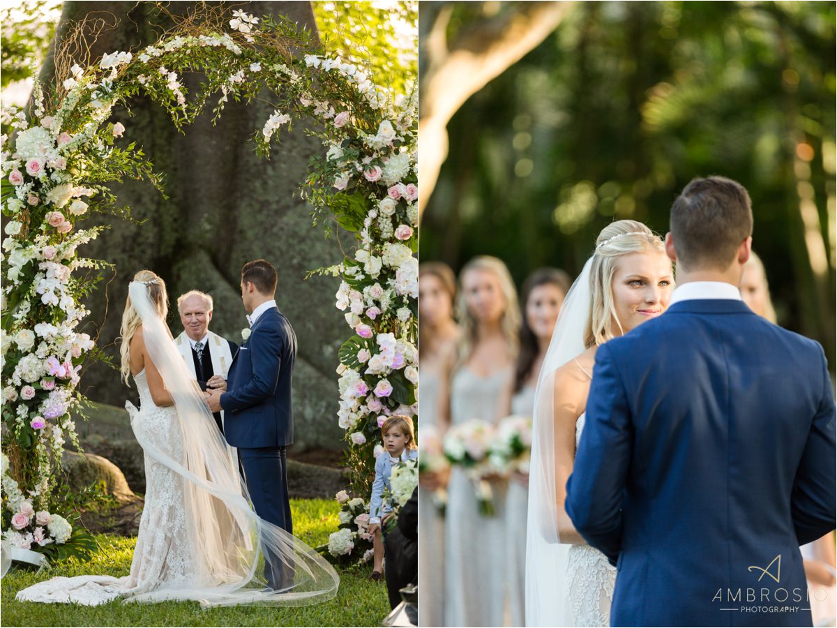royal poinciana chapel wedding ambrosio photography