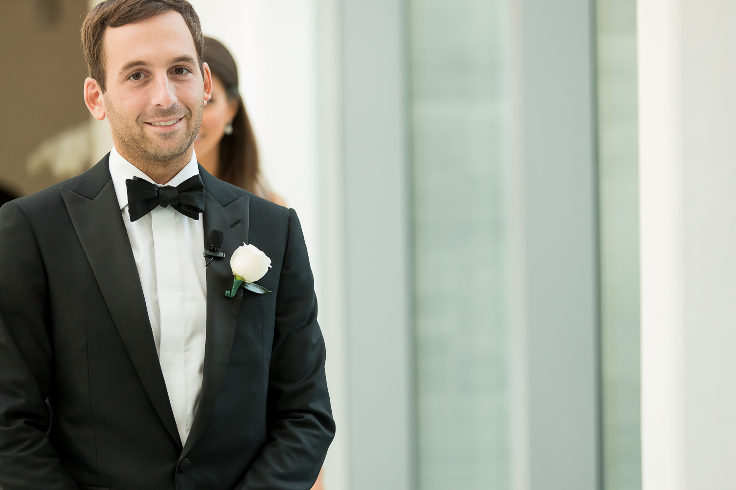 A first look in the lobby during a wedding at the Miami Beach Edition.