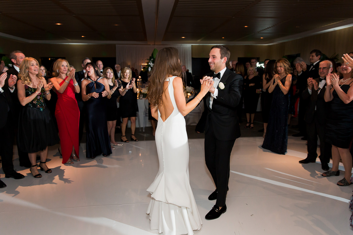 The start of the hora at the Miami Beach Edition.