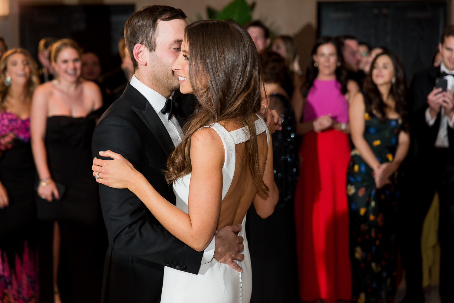 Couple dancing at their wedding at the Edition on Miami Beach.