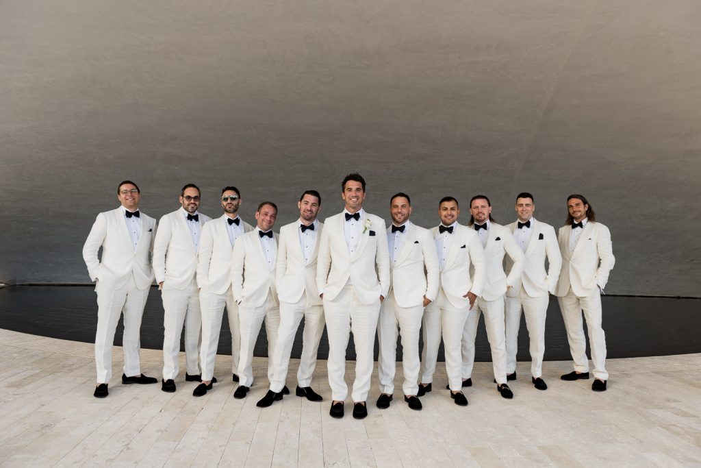 Groommen taking a portrait at the Faena hotel in Miami Beach.