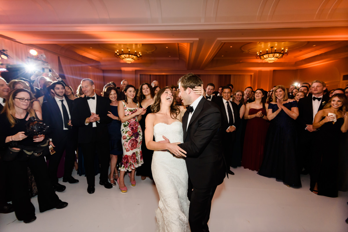 First dance during a wedding at the Ritz Carlton in Key Biscayne.