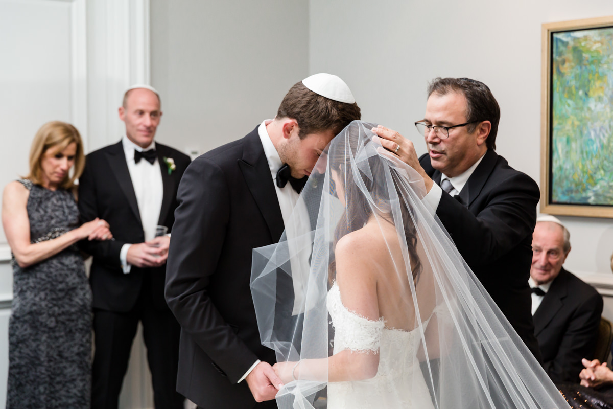 Jewish wedding ketubah signing ceremony at the Ritz Carlton in Key Biscayne.