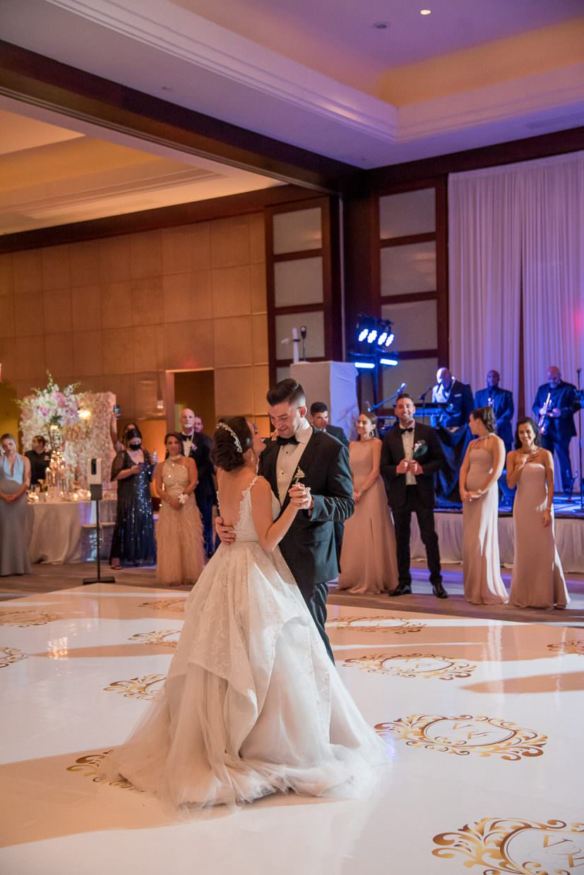 Mandarin Oriental ballroom first dance in Miami.