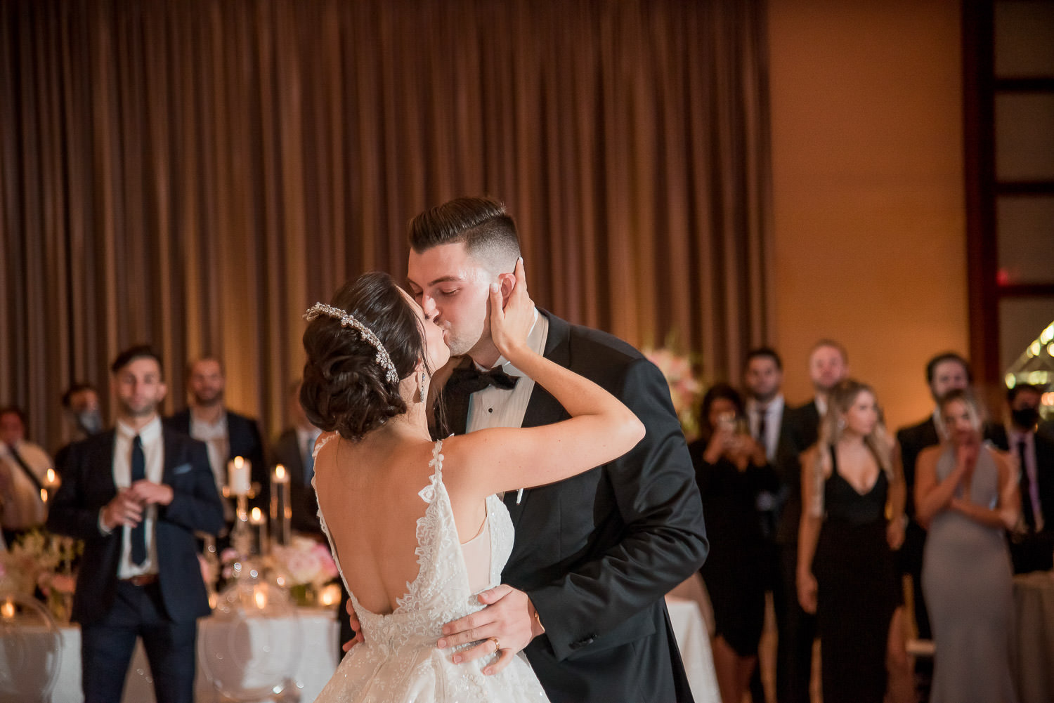 Mandarin Oriental ballroom first dance in Miami.