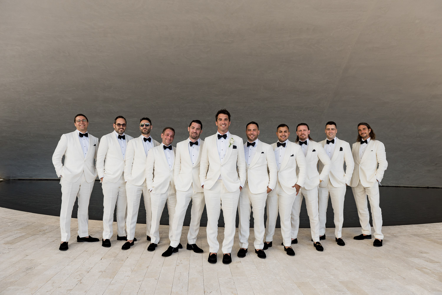 Groommen taking a portrait at the Faena hotel in Miami Beach.