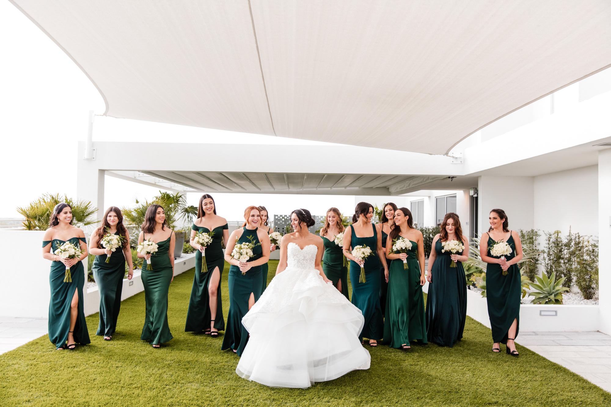 bridal part photograph taken at Beth Torah Benny Rok Temple