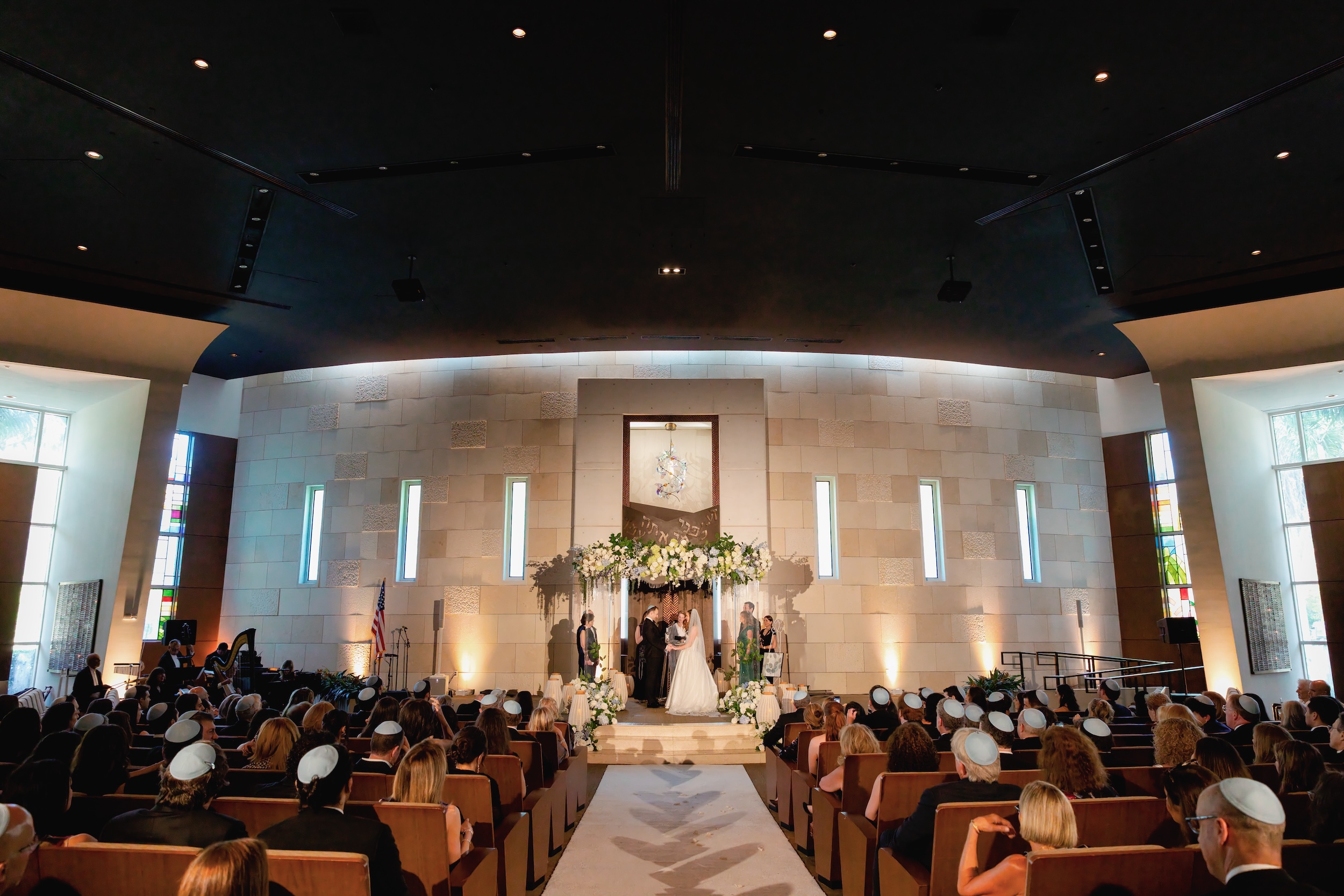 Temple Beth AM Miami Wedding Ceremony