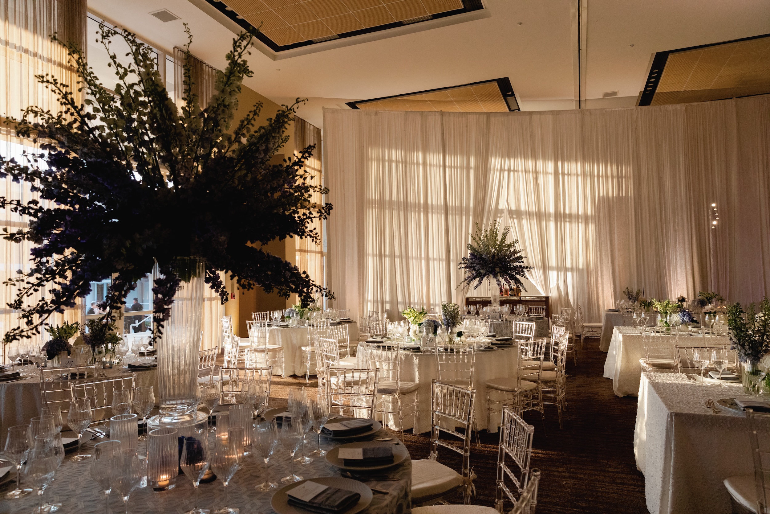 Wedding Reception at Temple Beth AM Miami