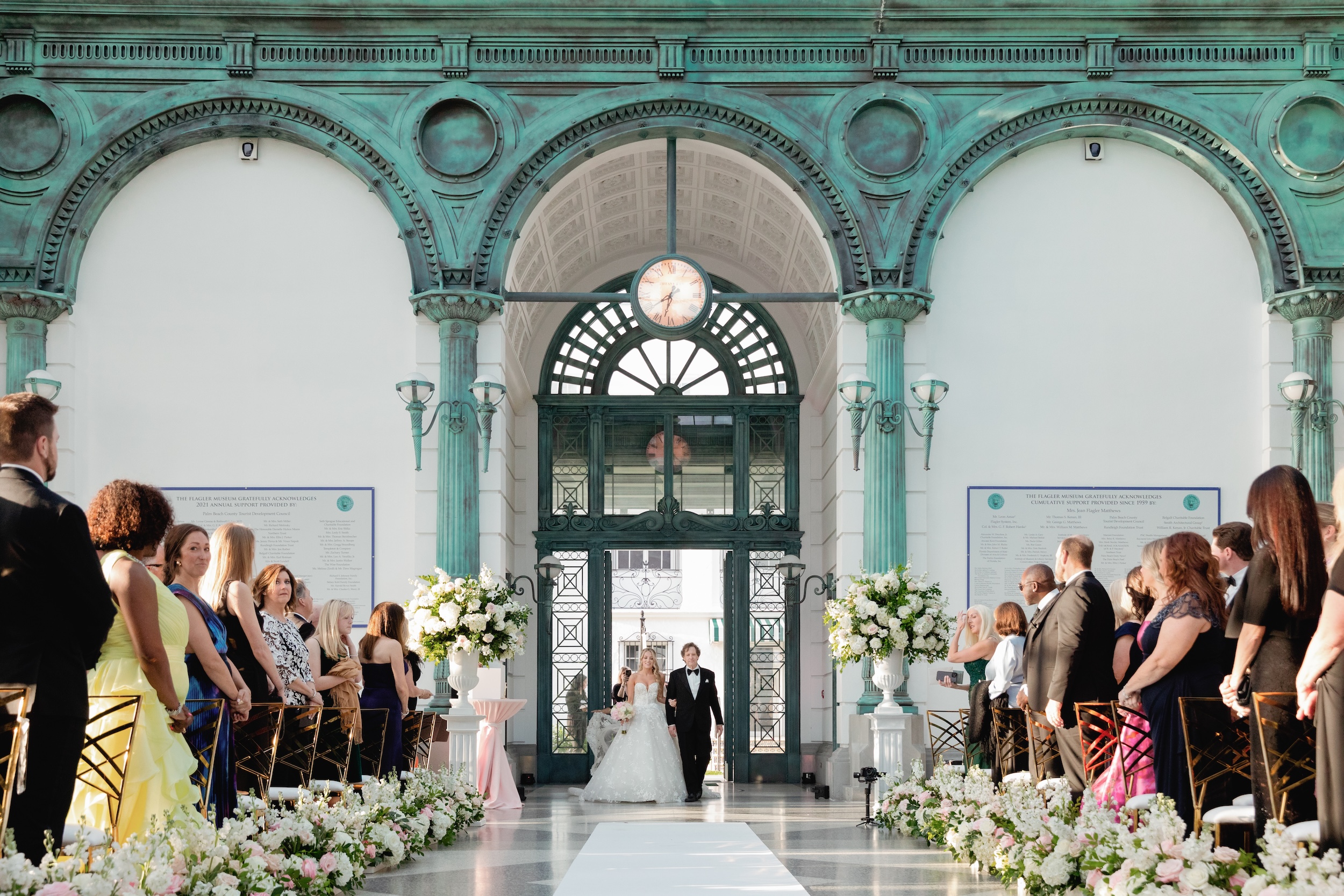 Wedding Ceremony at Flagler Kenan Pavilion at Flagler Museum