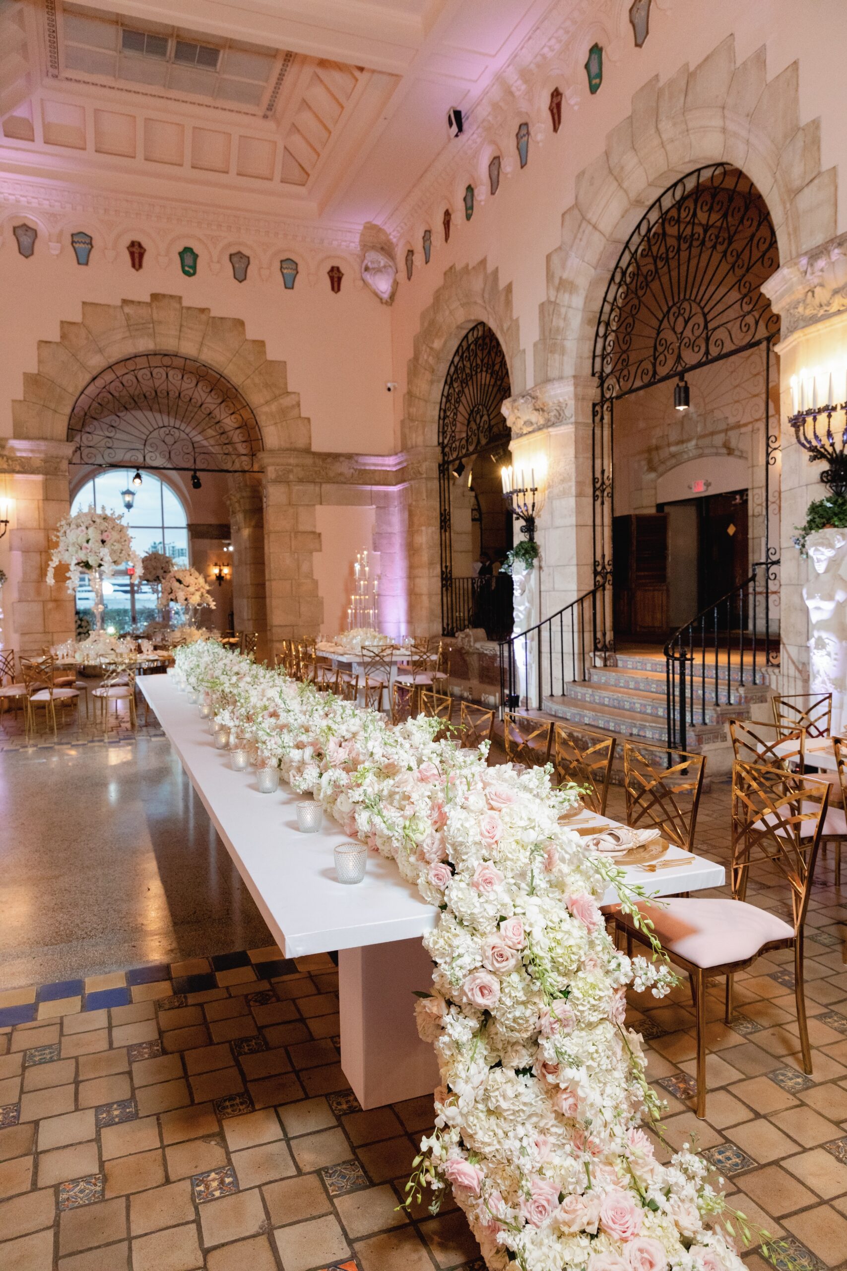 Flagler Museum Wedding Reception in West Room