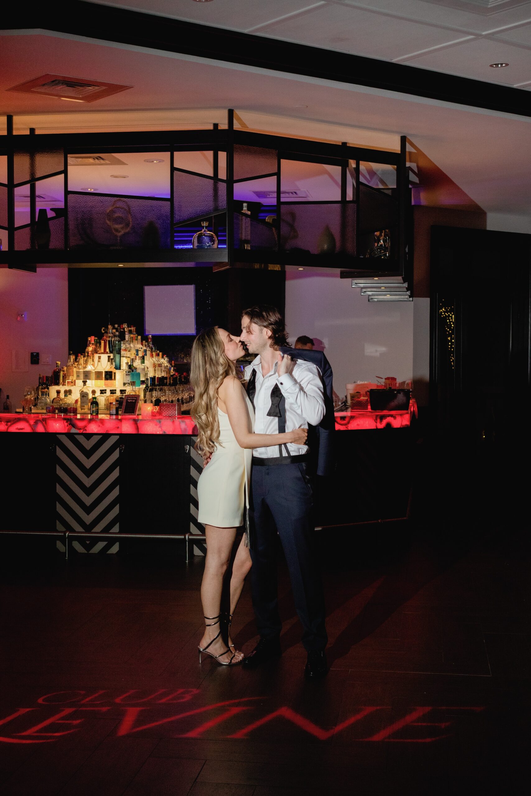 Bride and Groom at end of night at Addison Reserve Wedding