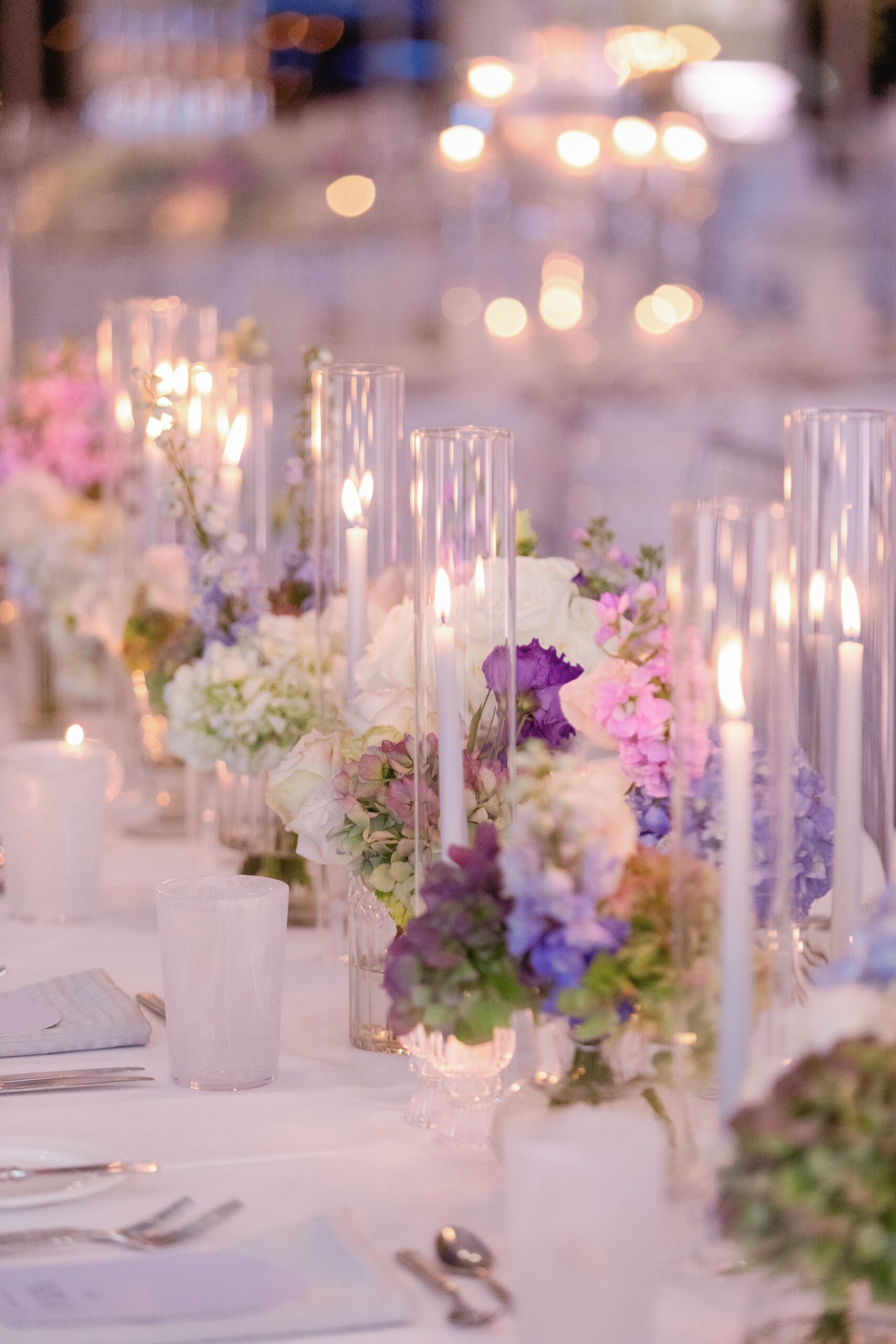 Addison Reserve Country Club Wedding with Purple Florals