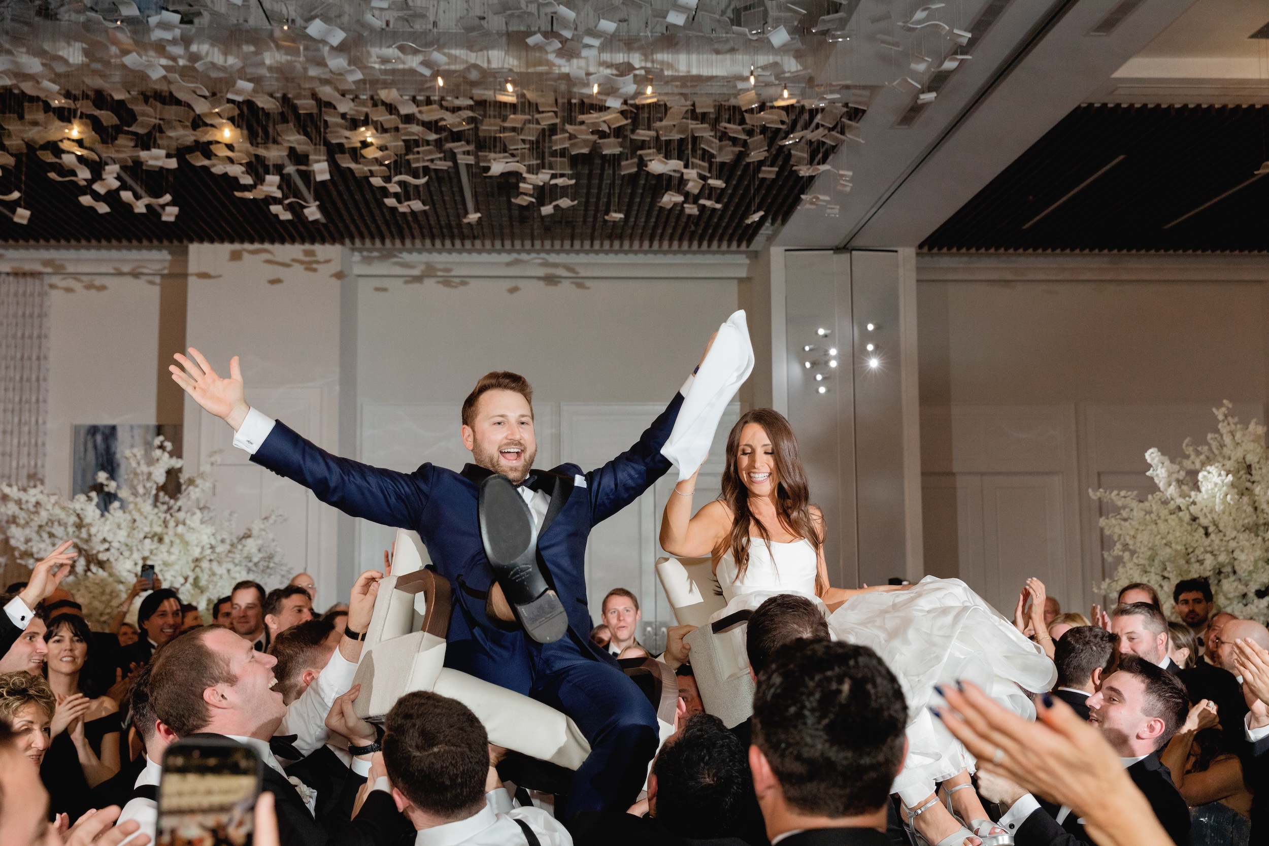 Bride and Groom Dance Hora at Broken Sound Club Wedding