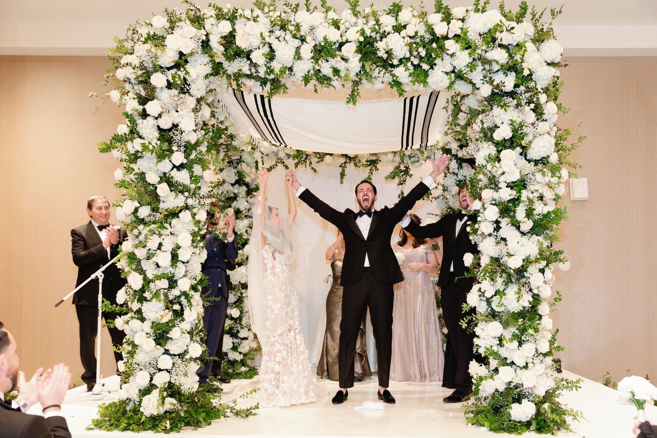 Bride and Groom Smash the Glass at Conrad Fort Lauderdale Wedding Ceremony