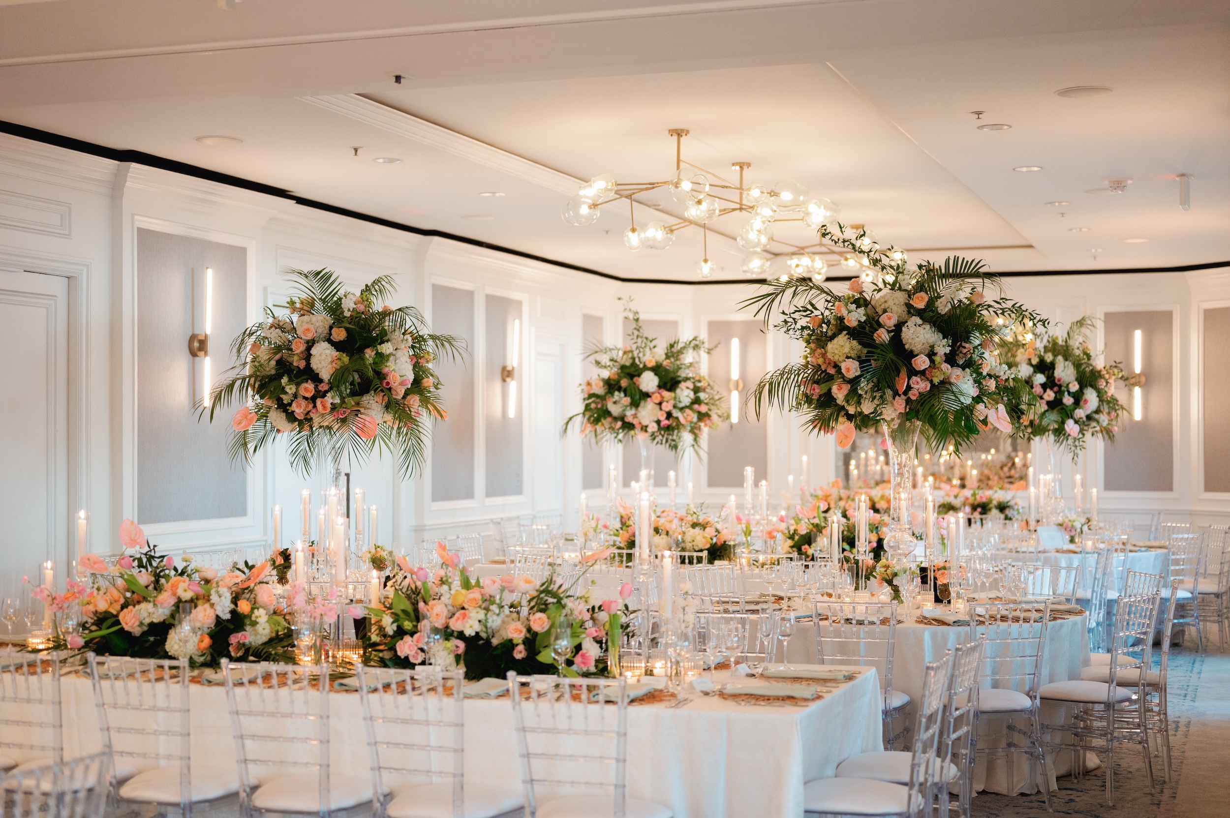 EAU Palm Beach Garden Wedding Reception
