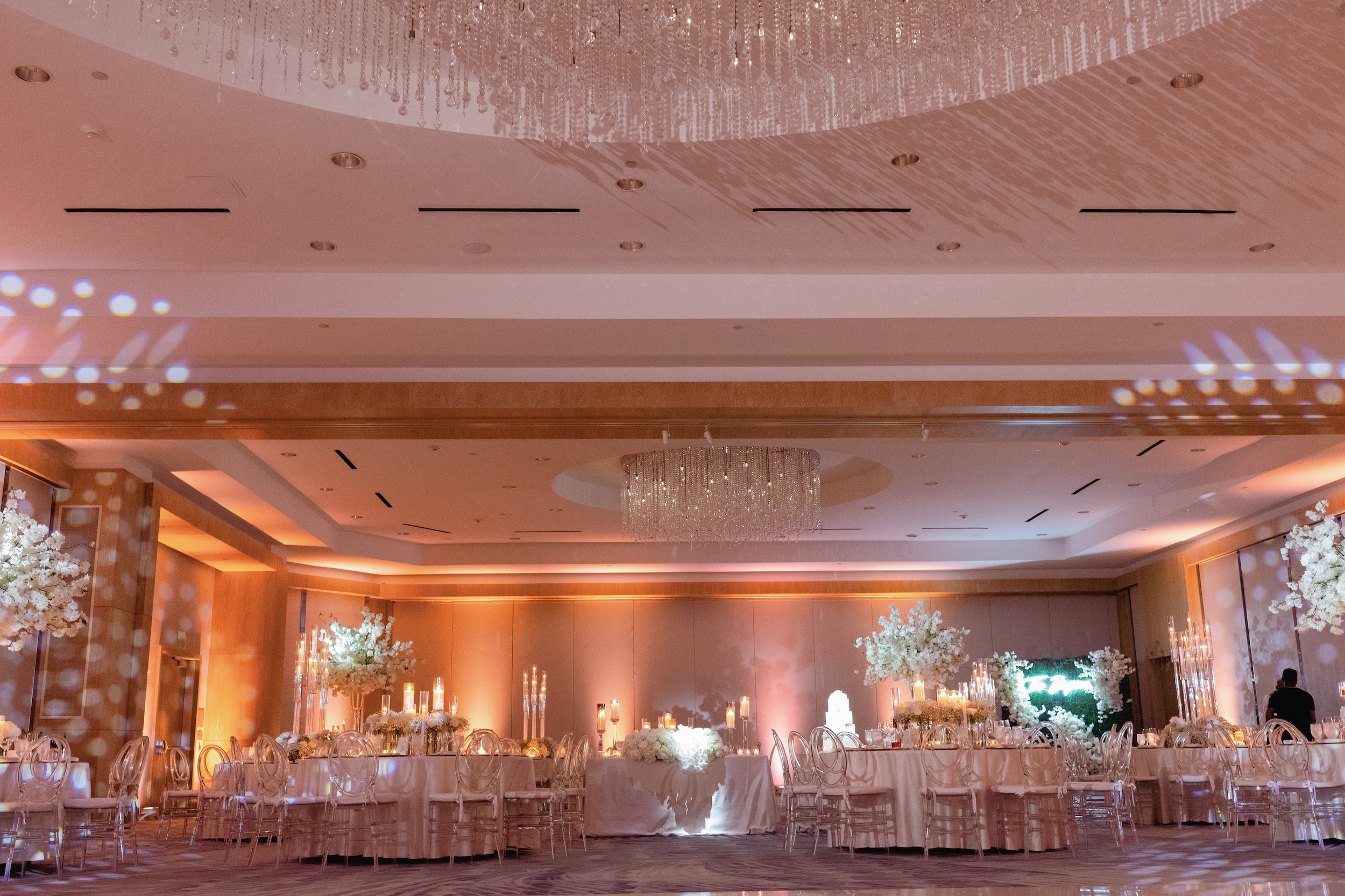 Elegant All White Wedding Reception at Ritz Carlton Fort Lauderdale