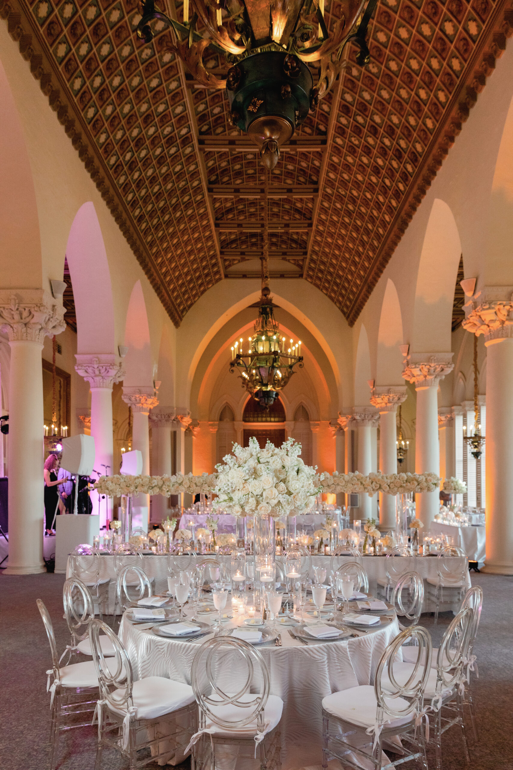 Sophisticated Wedding With White Florals at Cloisters at Boca Raton