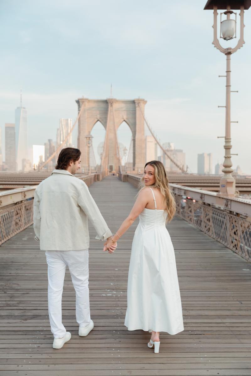 Brooklyn Bridge Engagement Photos