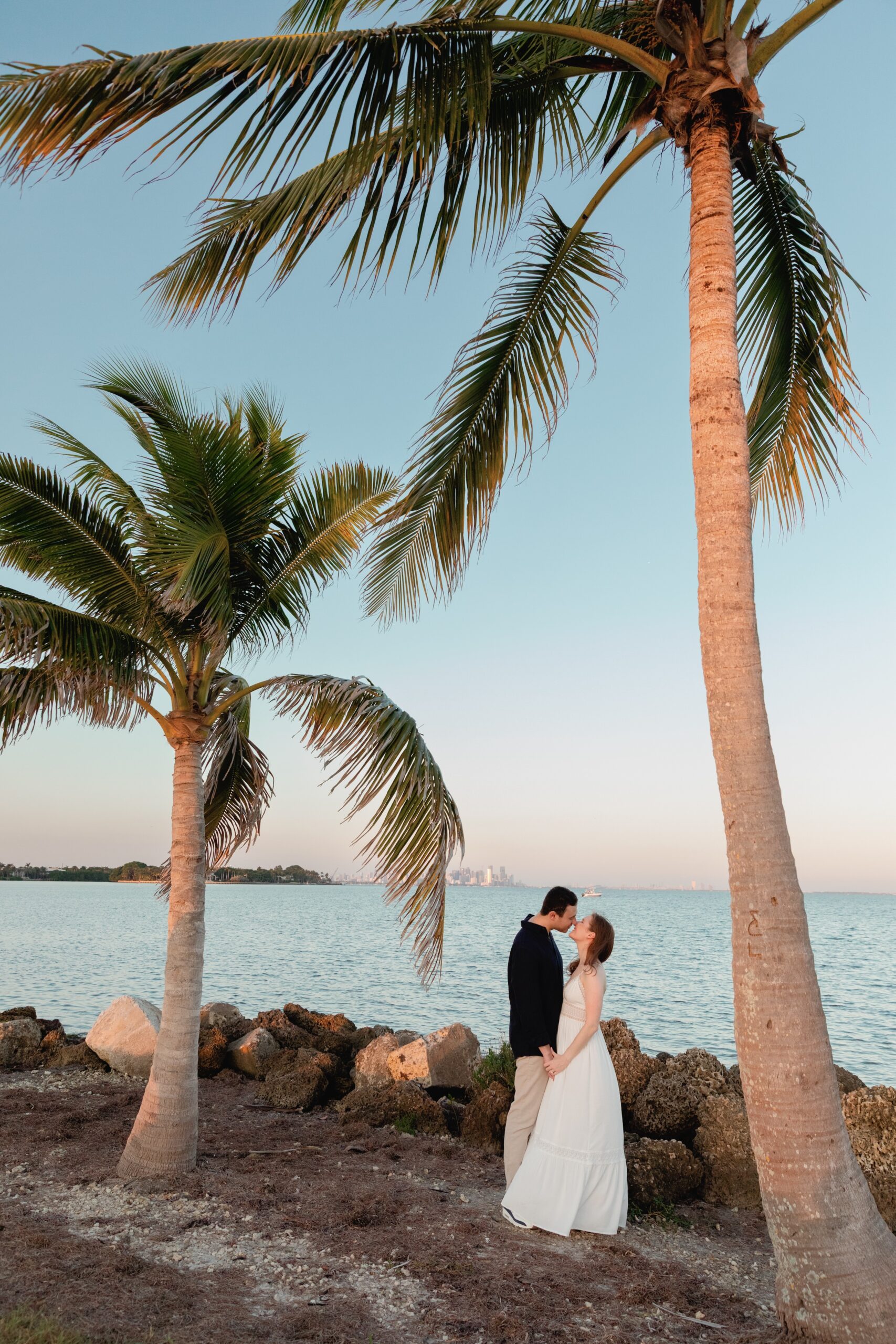 Matheson Hammock Park Engagement Photos Along the Bay